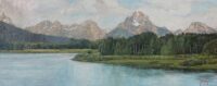 Original oil on canvas of the Oxbow River for sale.