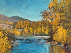 Wood River Fall Colors, an original by John Horejs for sale.