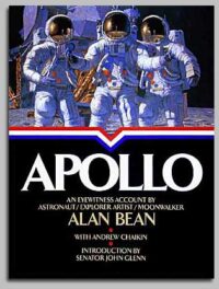 Hard copy book of the adventure of Alan Bean's trip to the moon.