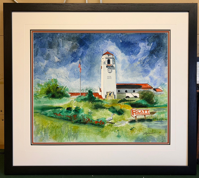 An original watercolor by Will Bullas for sale.