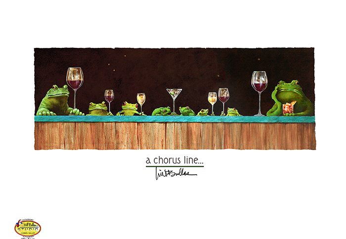 Will Bullas artwork, A Chorus Line available at Gallery 601.