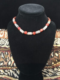 Trade Bead with Carnelian necklace for sale.