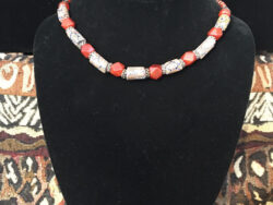 Trade Bead with Carnelian necklace for sale.