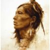 Kiowa, portrait of a Native American male