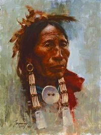 Portrait of a Sioux Elder Man