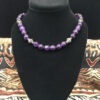 Amethyst with Silver necklace for sale.