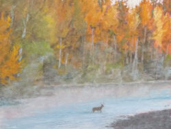 Autumn Crossing, an original by John Horejs for sale.