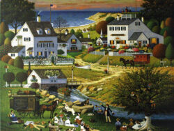 Hounds of the Baskervilles by Charles Wysocki for sale.