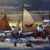 Ice Riders of Chesapeake Bay by Carles Wysocki for sale.