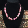 Pink Jade necklace for sale.