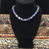 Lapis square bead necklace for sale.
