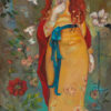 Mary Magdalene canvas by Cassandra Barney for sale.