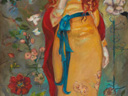 Mary Magdalene canvas by Cassandra Barney for sale.