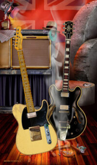 Keith's 53 Fender Telecaster Blonde and 59 Gibson ES-355