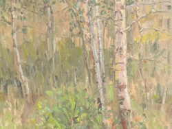 River Run Aspens, an original by John Horejs for sale.