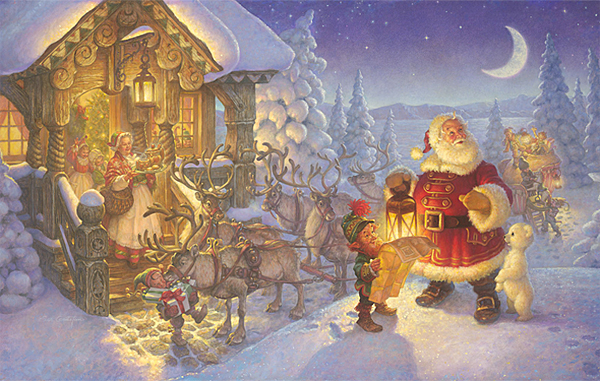 Scott Gustafson Artwork, Santa the North Pole | Gallery 601