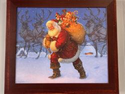 Santa with Reindeer by Scott Gustafson is available.