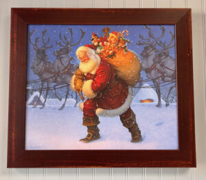 Santa with Reindeer by Scott Gustafson is available.