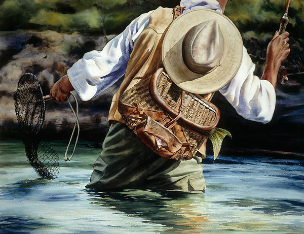 Nelson Boren Fine Art, Small River Big Fish