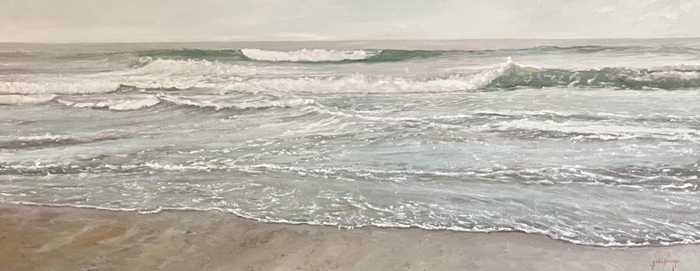 An original oil on canvas by John Horejs for sale.