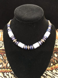 Trade bead and Lapis necklace for sale.