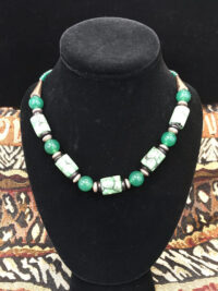 Trade Bead with Jade necklace for sale.