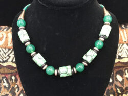 Trade Bead with Jade necklace for sale.