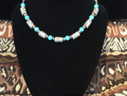 Trade bead and Turquiose necklace for sale.