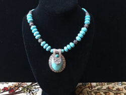 Truquoise necklace for sale.